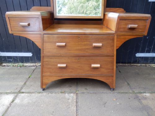 DRESSING TABLE WALNUT ART DECO - ADDITIONAL PHOTO 3