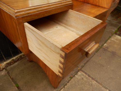 DRESSING TABLE WALNUT ART DECO - ADDITIONAL PHOTO 5