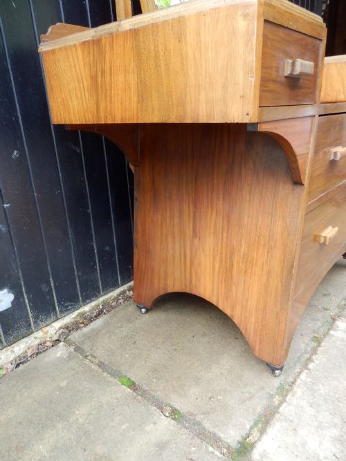 DRESSING TABLE WALNUT ART DECO - ADDITIONAL PHOTO 9