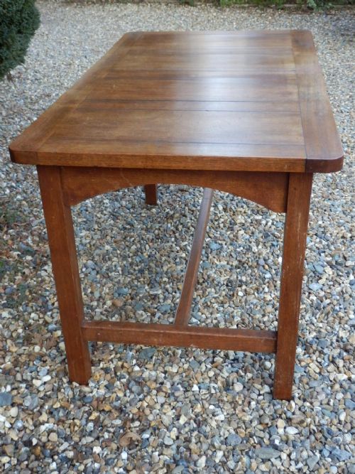 ARTS AND CRAFTS WALNUT DINING TABLE - ADDITIONAL PHOTO 3
