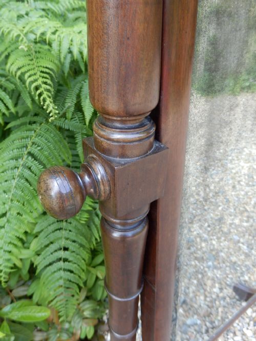 CHEVAL MIRROR FREE STANDING WALNUT FRAMED - ADDITIONAL PHOTO 2