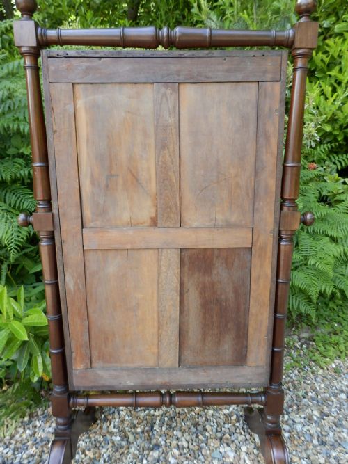 CHEVAL MIRROR FREE STANDING WALNUT FRAMED - ADDITIONAL PHOTO 7