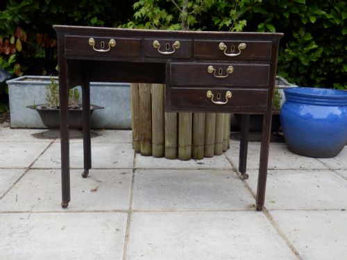 VICTORIAN DESK WITH 5 DRAWERS - ADDITIONAL PHOTO 2