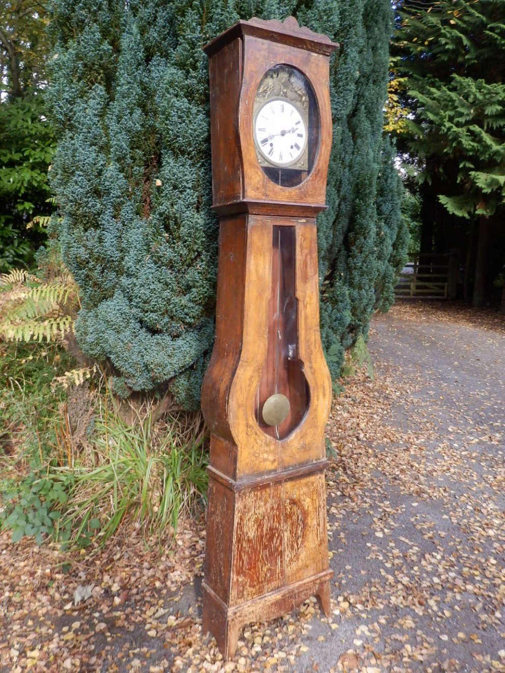 Clock, long case, French, 19th Century