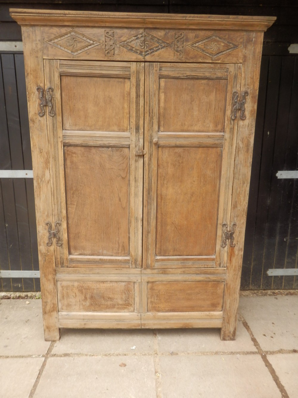 Wardrobe, solid oak.