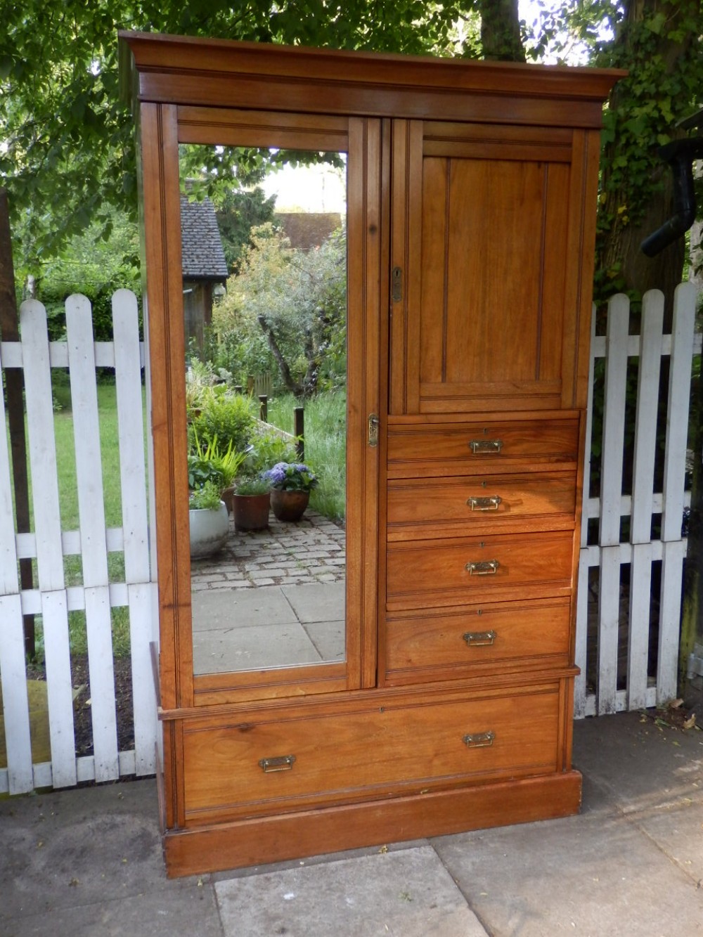 Wardrobe, compactum, Edwardian, mahogany, beautiful condition.