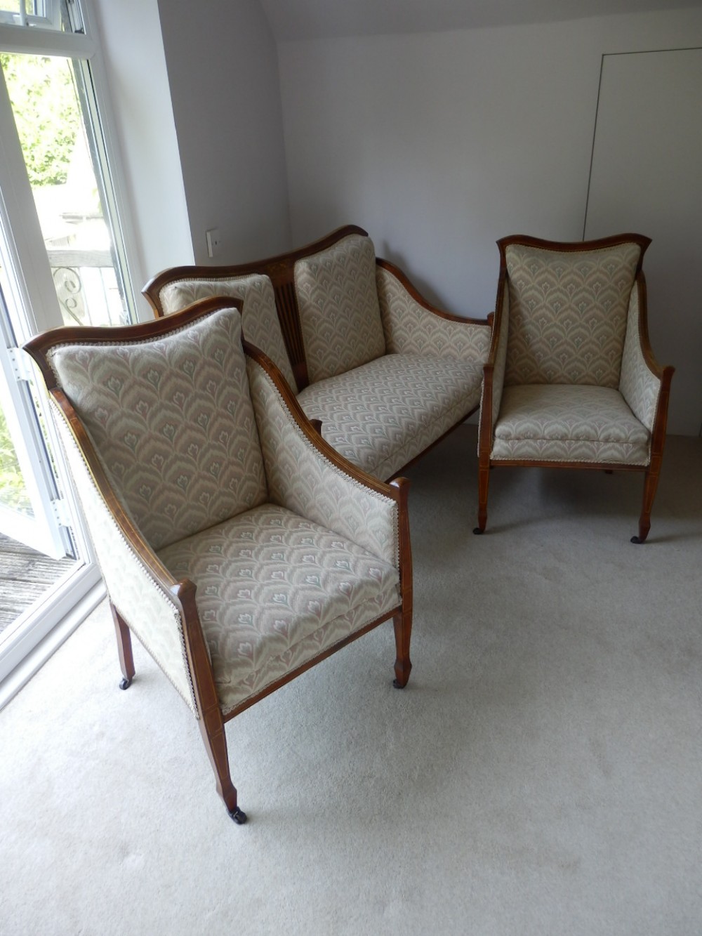 Edwardian 3 piece salon suite.
