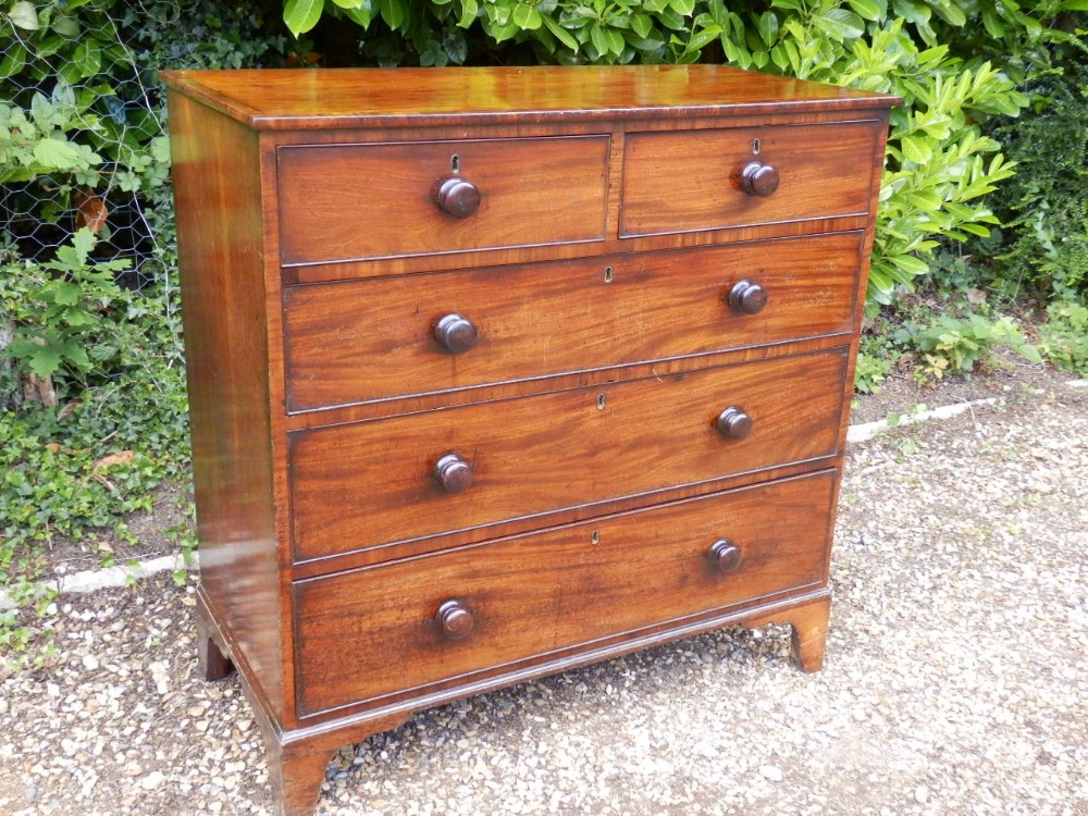 Chest of drawers, mahogany, Victorian