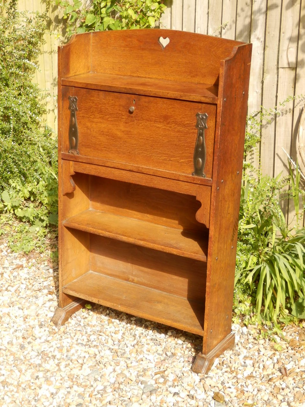 Oak bureau, Arts and Crafts. 