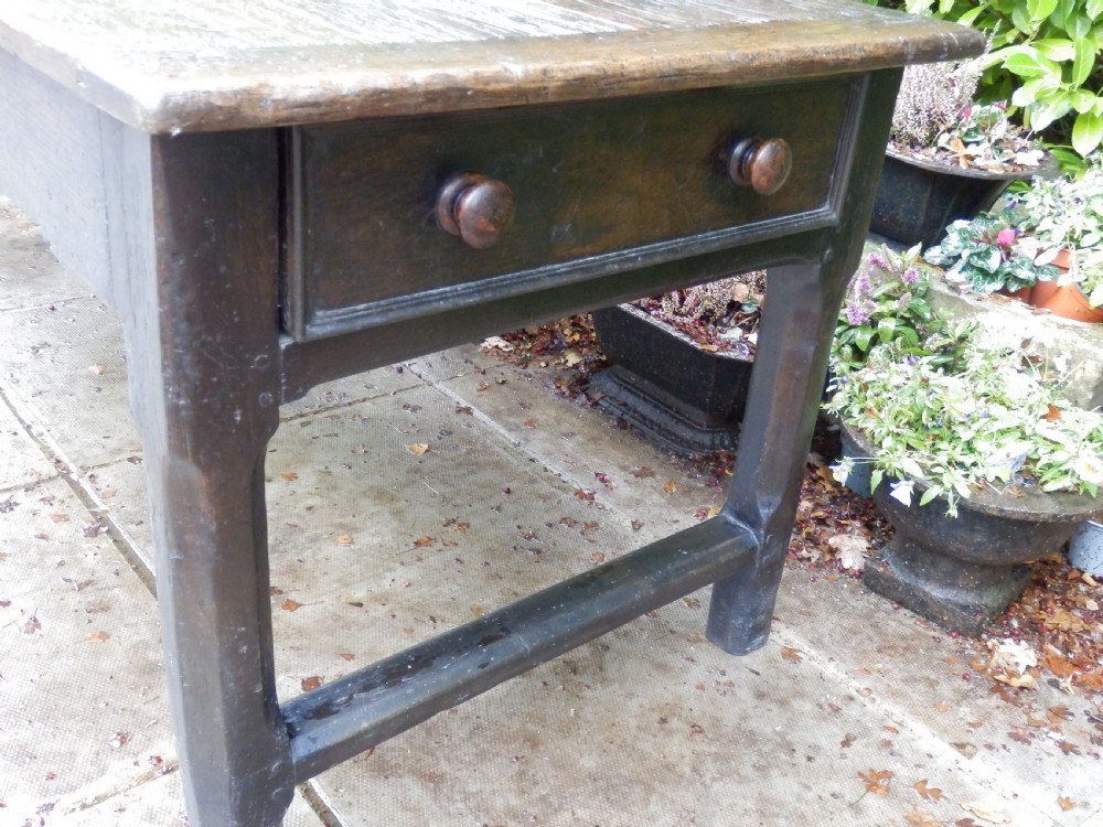 Oak refectory table. View IV