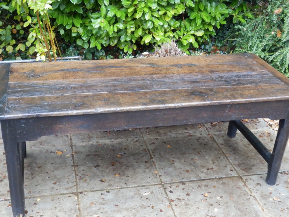 Oak refectory table. View VI