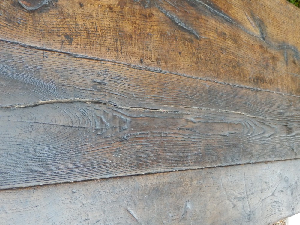 Oak refectory table. View VIII