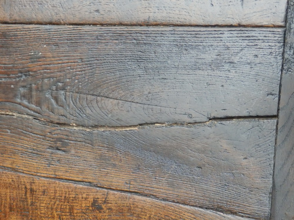 Oak refectory table. View IX