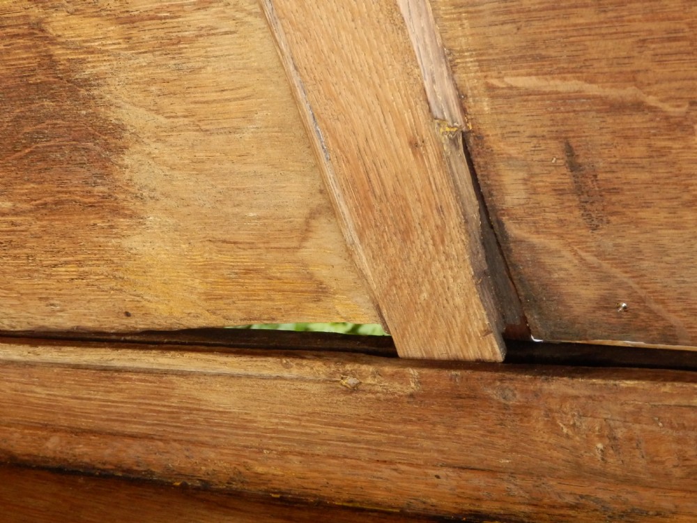 Settle, solid oak View V