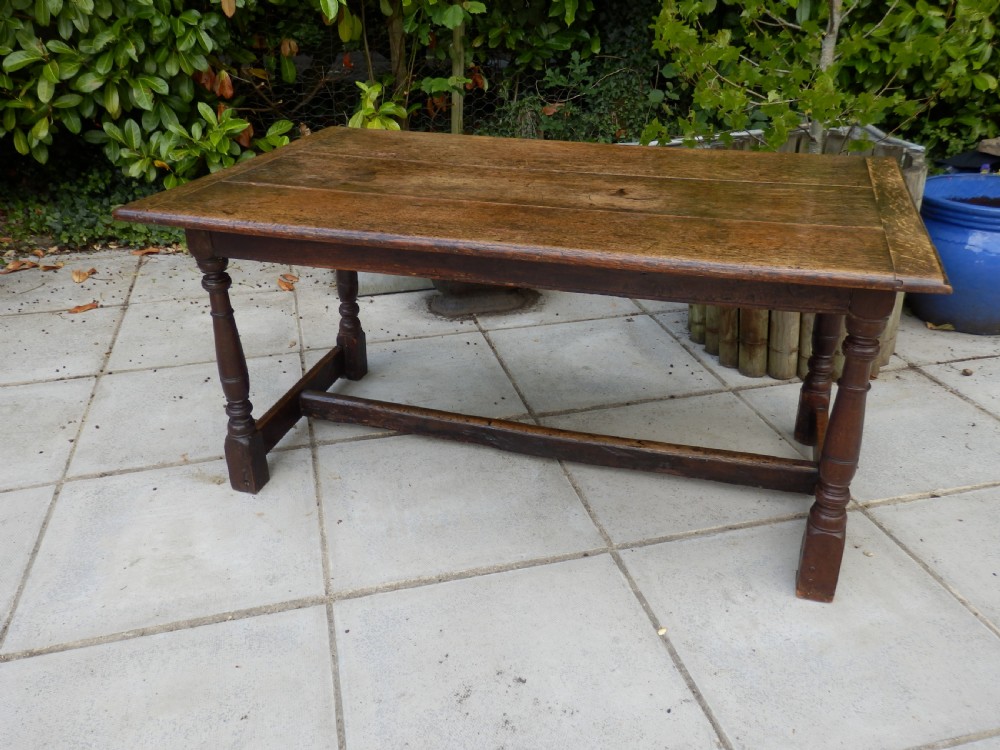 Oak refectory table