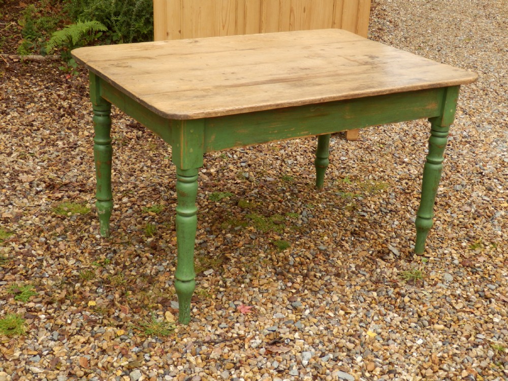 Pine kitchen table.