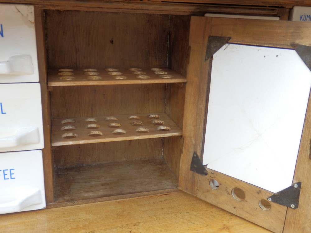 Pine continental Victorian dresser. View VIII