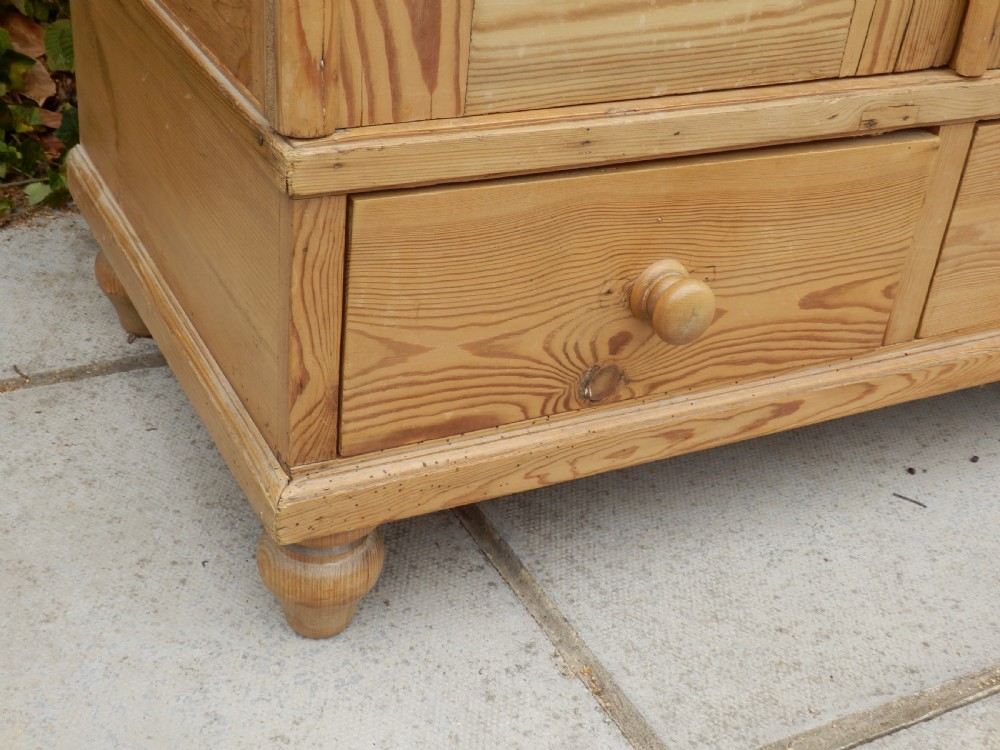Continental 'flat pack' pine wardrobe. View II