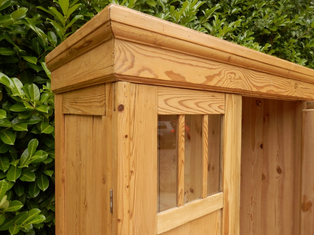 Continental 'flat pack' pine wardrobe. View VI