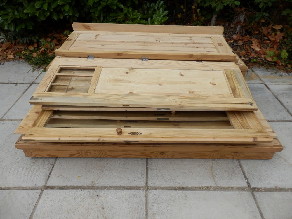 Continental 'flat pack' pine wardrobe. View VII
