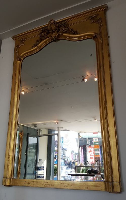 Antique French Gilded Mirror C1890