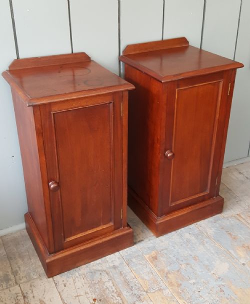 Victorian Mahogany Pot Cupboards