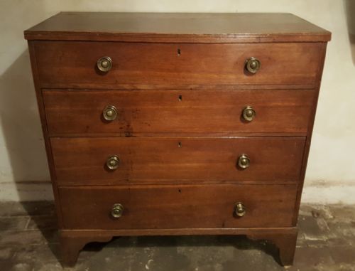 English Georgian Oak Chest of Drawers