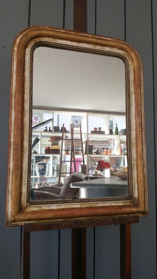 Antique Greek Key Mirror C1880