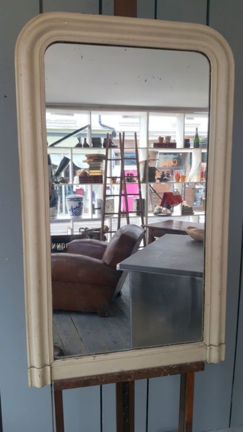 Antique French Painted Mirror