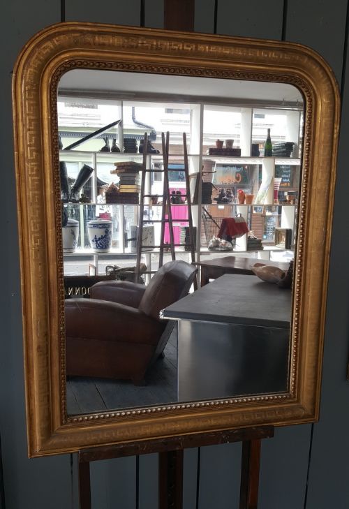 Antique Greek Key Mirror
