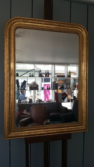 Pretty French Gilded Mirror C1890