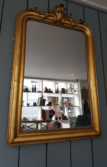 Antique French Gilded Mirror