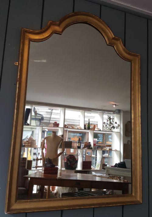 Fab Antique French Gilded Mirror C1900