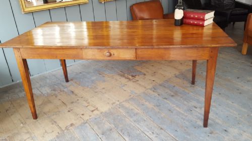 Antique French Cherrywood Table C1870