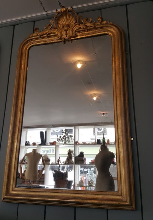 Antique French Gilded Mirror C1850