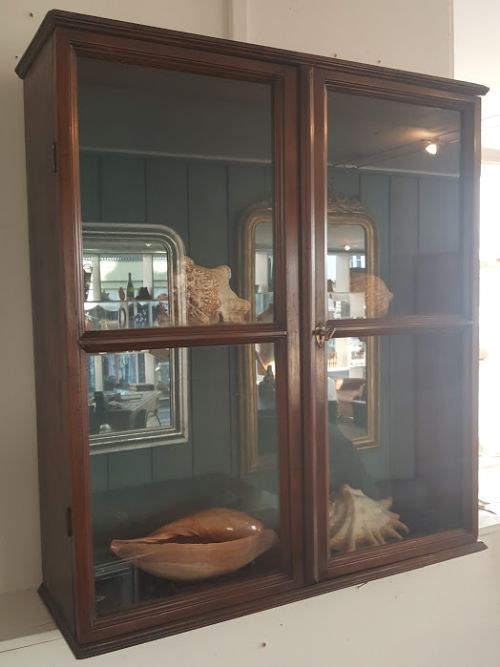 Antique Hanging Mahogany Cabinet C1840