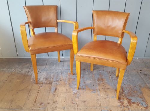 Pair of Leather Desk Chairs