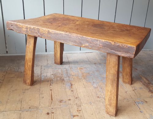 Early Oak Rustic French Table C1850