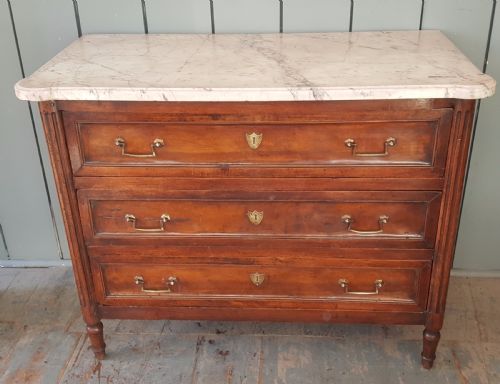 Antique Early French Walnut Chest C1780