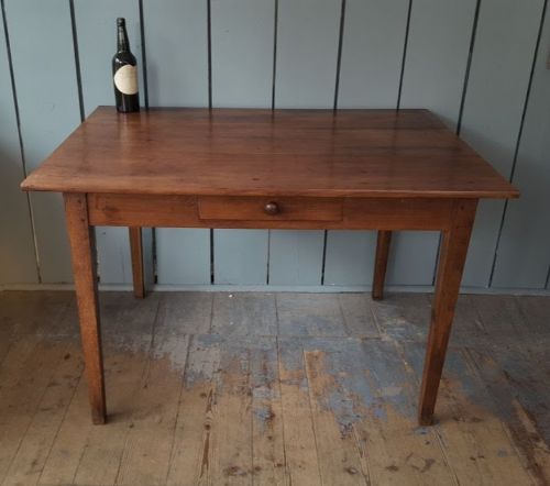 Antique French Cherrywood Table C1840