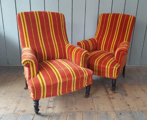 Pair of Antique French Armchairs C1910