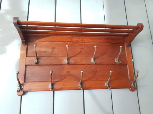 Antique Coat Hooks and Rack C1920