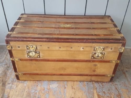 Antique French Travel Trunk