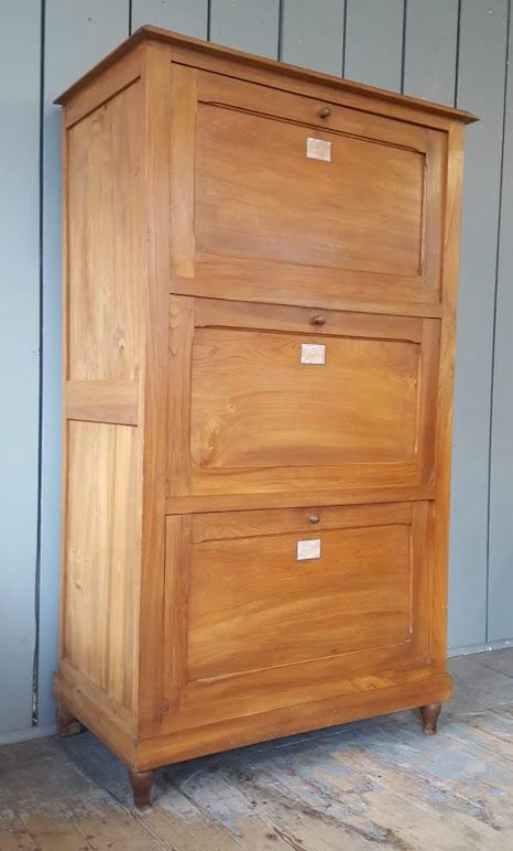 Antique French Elm Cupboard C1880