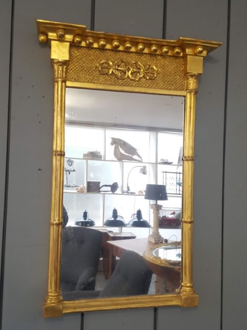 Beautiful English Gilded Pier Mirror C1840