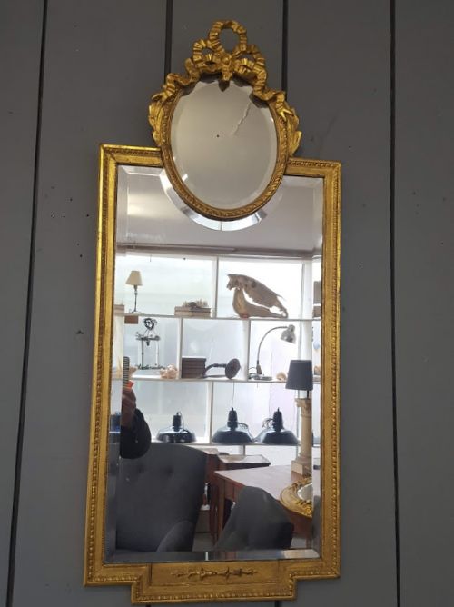 Unusual Antique English Mirror C1890