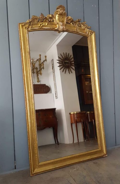 
Antique French Gilded Mirror C1850