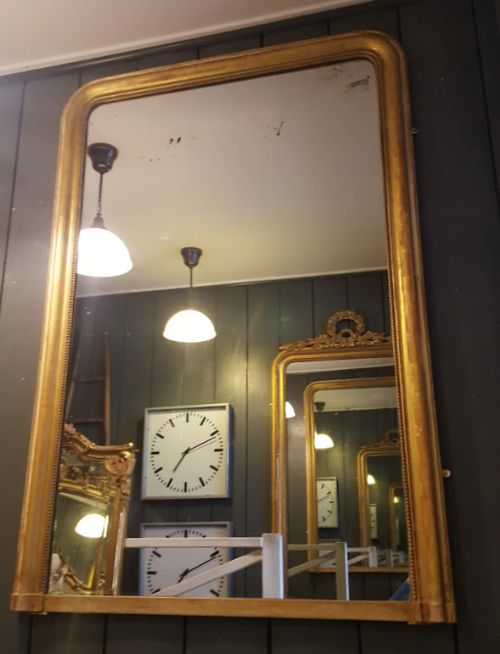 Antique French Gilded Mirror C1880