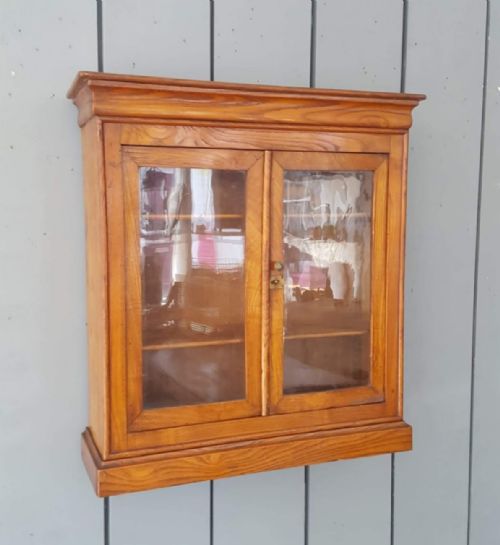 Antique Oak Hanging Cabinet C1850