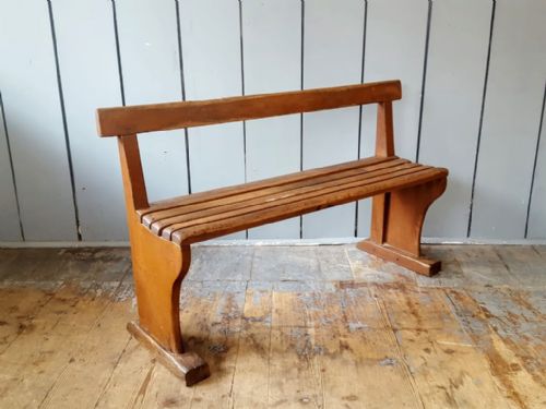 Antique French Childs Bench C1900